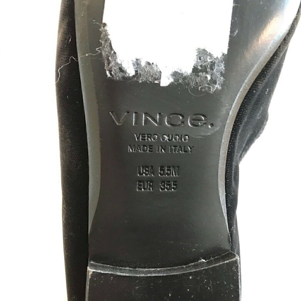Vince Bray Smoking Shoes Loafers Gray Velvet 5.5 - Picture 7 of 8